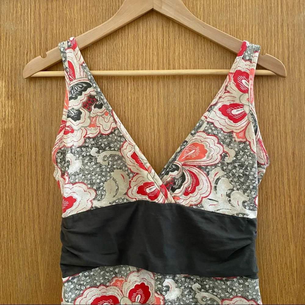 PATAGONIA • “Margot” Sleeveless V-Neck Organic Cotton Floral Dress - Size S - Picture 5 of 16